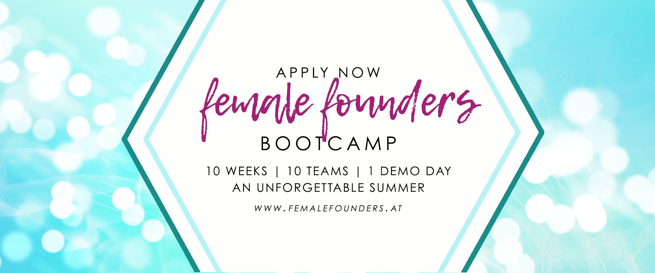 Flyer Female Founders Bootcamp
